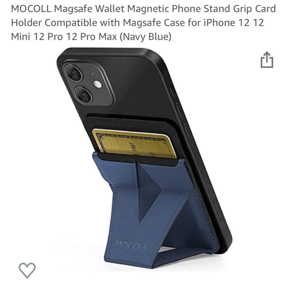 NIB Magnetic phone stand and wallet in one for iPhone 12 series